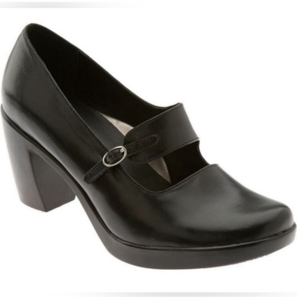EUC - Dansko Tara Genuine Leather Mary Jane Pumps Heeled Shoes Sizes 40
